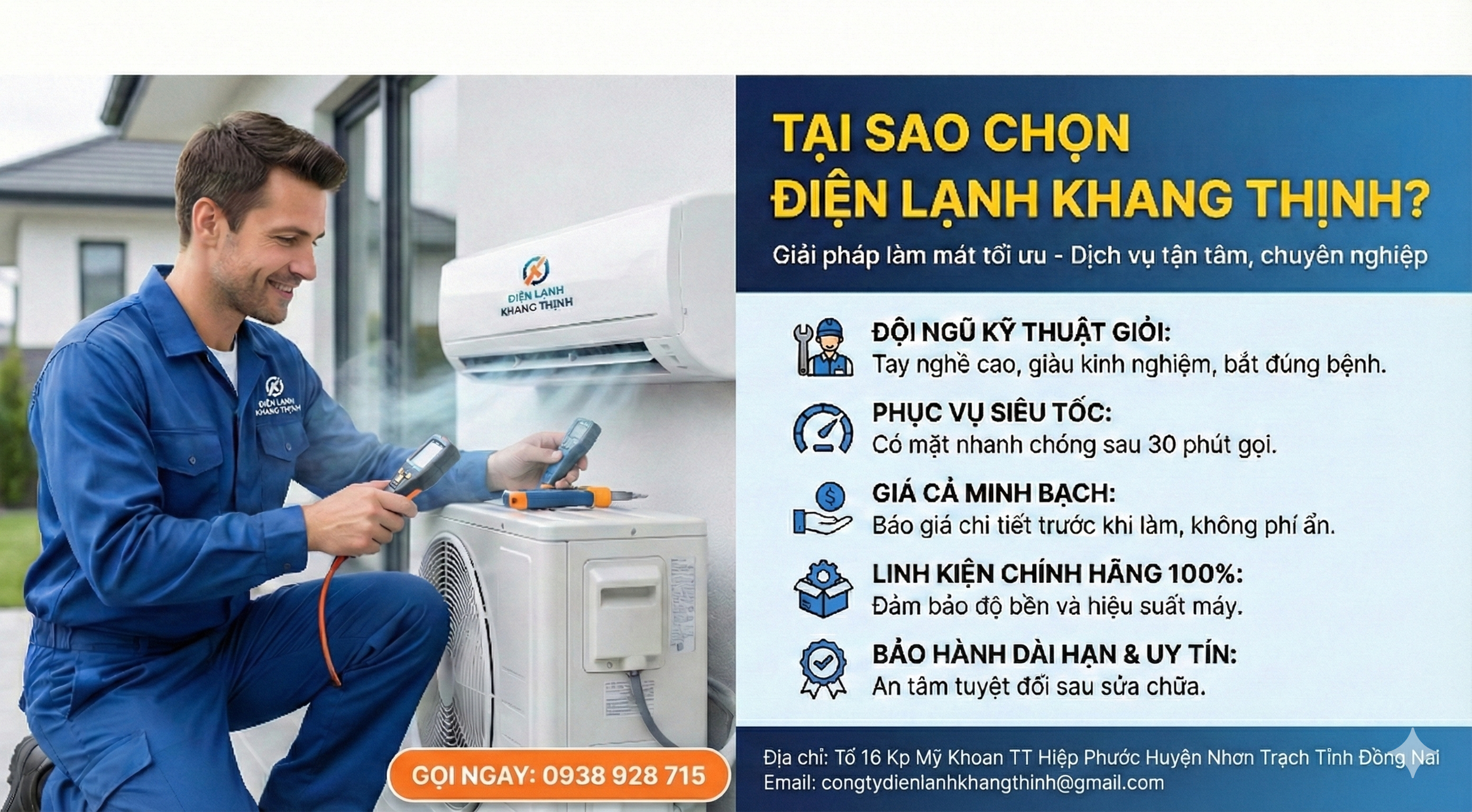 5 Lý Do Nên Chọn Điện Lạnh Khang Thịnh: Uy Tín, Chuyên Nghiệp Và Chất Lượng Hàng Đầu